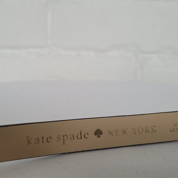 kate spade new york Leather Bow Belt Black Size M - Picture 5 of 8